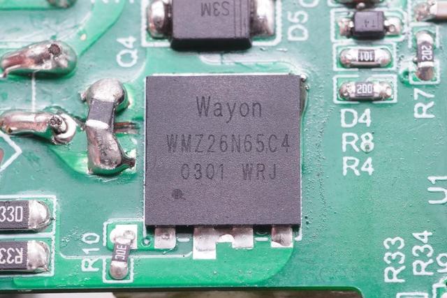 Wayon代理商，維安代理商，65W PD電源， 超結(jié)MOS管WMZ26N65C4 ， 同步整流管WMB085N10LG2